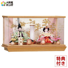 雛人形 コンパクト 平安豊久 ひな人形 ケース飾り 親王飾り 陽 芥子親王 アクリルケース 【2026年度新作】 h083-mo-333760 HJ-213