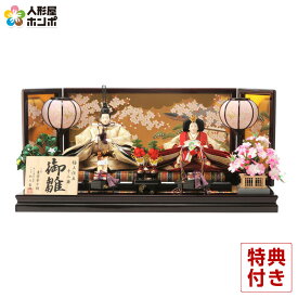 【先着★在庫限り18,000円OFFクーポン】雛人形 おしゃれ 親王飾り 名匠・逸品飾り 東堂幸士朗作 御雛 極上仕立 十二単 h243-aki-100-45 平飾り モダン かわいい ひな人形 お雛様