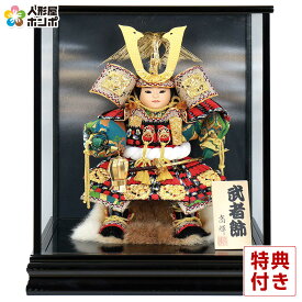 五月人形 コンパクト 子供大将飾り 武者人形 ケース飾り 高輝作 6号 【2026年度新作】 h085-fz-5730-05-005
