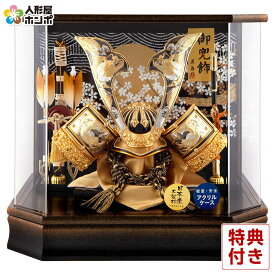【先着★在庫限り 5000円OFFクーポン】五月人形 コンパクト おしゃれ 兜 5月人形 兜飾り 兜ケース飾り 藤翁作 嵯峨 アクリルケース ケース 初節句 男の子 兜コンパクト 節句 飾り インテリア h085-fn-255-711 【2026年度新作】