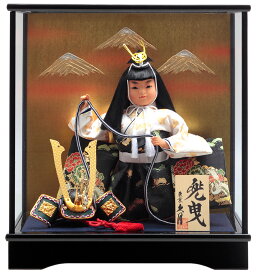 【クーポン利用で5%OFF】五月人形 久月 コンパクト ケース飾り 武者人形 鎌倉 兜曳 7号 慶印7 【2026年度新作】 h075-k-keiin7 D-91