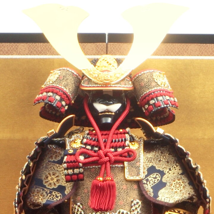 楽天市場】五月人形 久月 鎧三段飾り 鎧飾り 中村宗光作 黒小札 正絹茜 