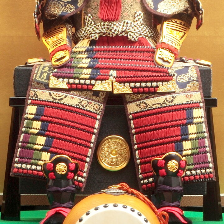 楽天市場】五月人形 久月 鎧三段飾り 鎧飾り 中村宗光作 黒小札 正絹茜 