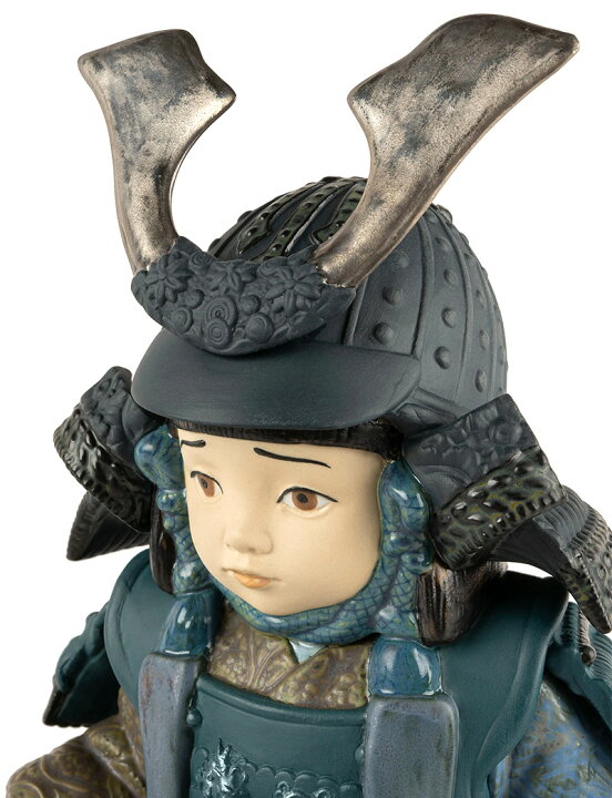 楽天市場】リヤドロ 五月人形 Lladro 子供大将飾り 武者人形 若武者 