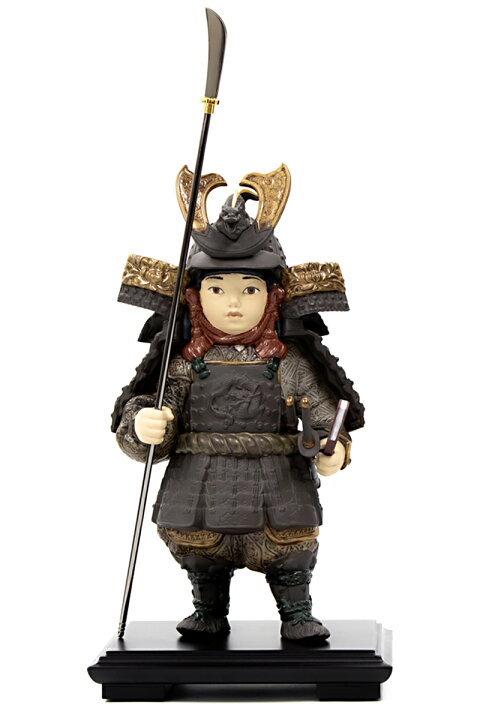 楽天市場】リヤドロ 五月人形 Lladro 子供大将飾り 武者人形 若武者 一 