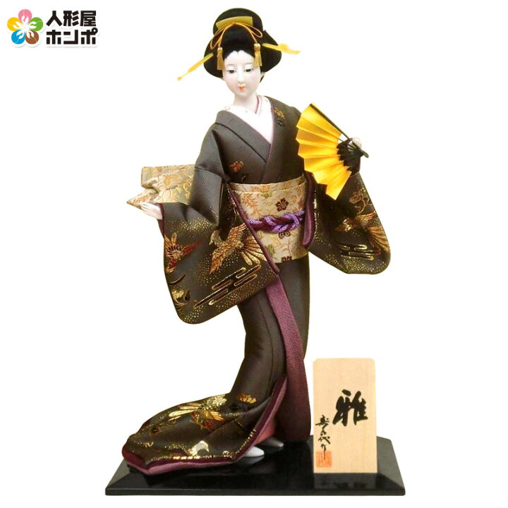 楽天市場】日本人形 尾山人形 人形単品 寿喜代作 雅 金らん 10号 