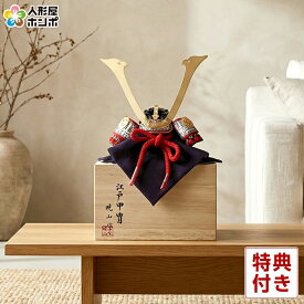 五月人形 兜平飾り 兜飾り 兜単品 暁山作 江戸甲冑 豆兜 8号 長鍬形 桐箱入り 【2026年度新作】 h245-mi-mini-h