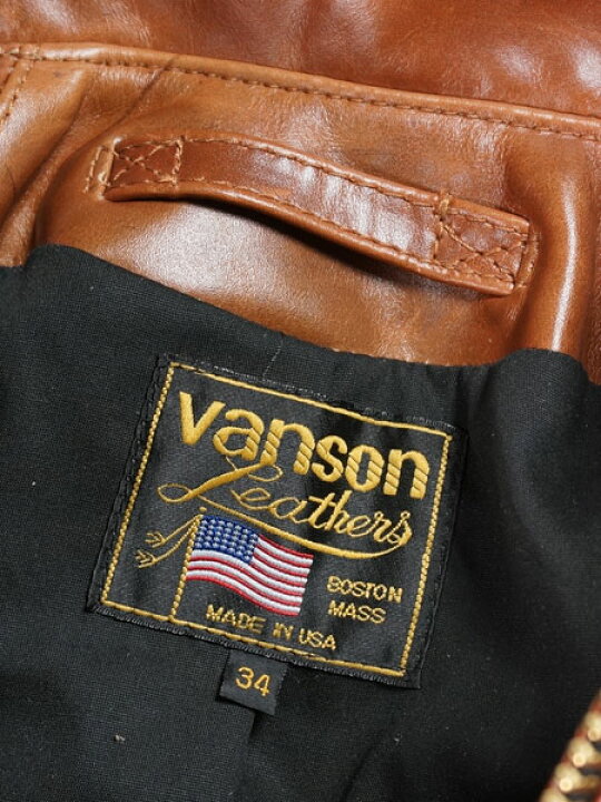楽天市場】バンソン VANSON ENF OCTAGON シングルライダース レザー 