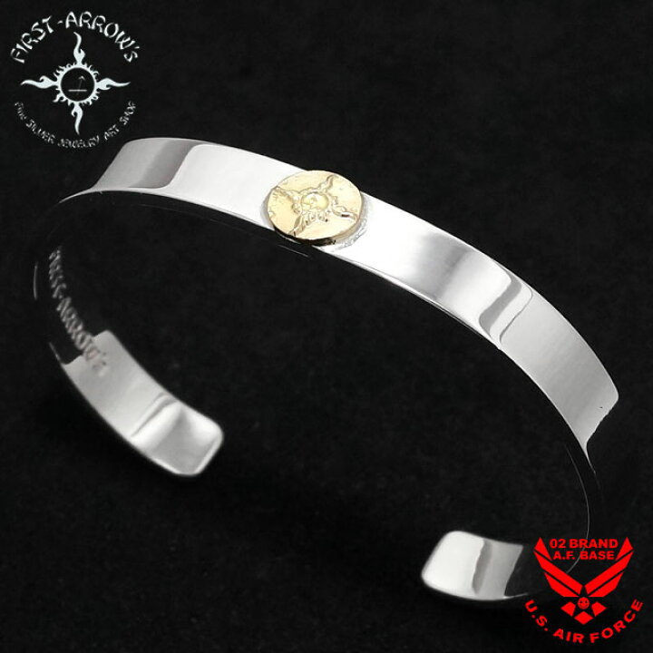 楽天市場】ポイント2倍!! ファーストアローズ K18付き 平打ち8mm  