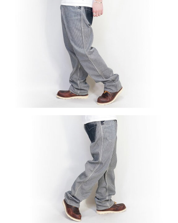 楽天市場】バンソン ヨークベルト付き デニム＆ダック ワークパンツ  