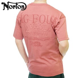 アウトレットセール!!ノートン エンボスロゴ使い ルーズサイズ 半袖Tシャツ メンズ 新作2022年モデル NORTON 222n1003