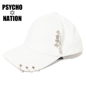 アウトレット!!サイコネーション チェーンアクセ付き キャップ 帽子 CAP ユニセックス 新作2022-2023年モデル PSYCHO NATION 169907
