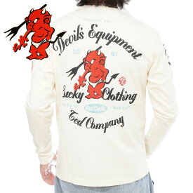 テッドマン DEVIL EQUIPMENT 長袖Tシャツ ロンTee メンズ 新作2023-2024年モデル TEDMANS tdls-356