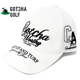ガッチャゴルフ ベーシック 3Dロゴ刺繍 メッシュキャップ 帽子 ユニセックス 新作2024年モデル GOTCHA GOLF 242gg8700