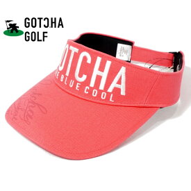 ガッチャゴルフ ベーシック エンブレムロゴ刺繍 サンバイザー 帽子 ユニセックス 新作2024年モデル GOTCHA GOLF 242gg8706