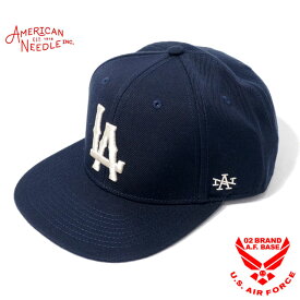 アメリカンニードル マイナーリーグベースボール Los Angeles dodgers MiLB 刺繍 平ツバ ベースボールキャップ 帽子 メンズ 新作モデル AMERICAN NEEDLE smu672a-los