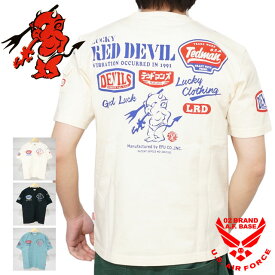 テッドマン RED DEVIL LOGO 半袖Tシャツ メンズ 新作2024年モデル TEDMANS tdss-566