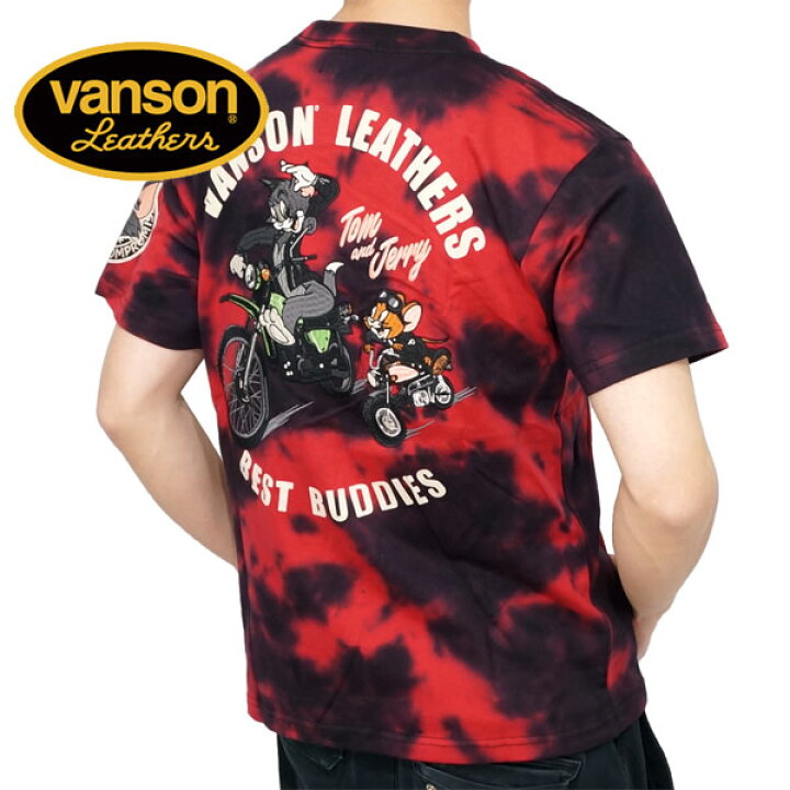 Amazon | [バンソン] トムとジェリー コラボ 刺繍 半袖 Tシャツ TJV-2317 XXL O/WHITE(オフホワイト) | Tシャツ・カットソー  通販 vanson Tシャツ VANSON バンソン 半袖 トムとジェリー コラボ TOM & JERRY メンズ キャラクター TJV-2518  刺繍 [バンソン] トムとジェリー ... VANSON トムジェリ トムとジェリー Tシャツ XXL