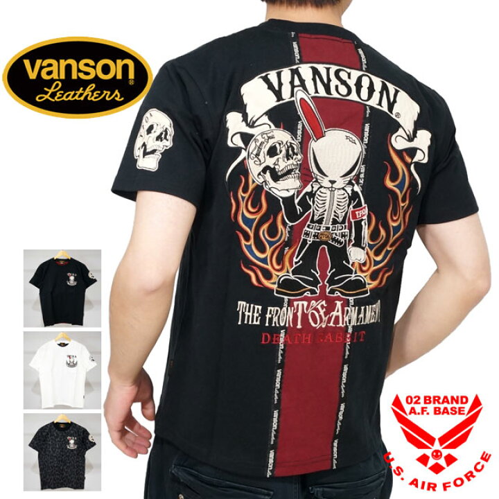 □ 新品vanson✖️クローズWORSTコラボ✖️デスラビット半袖TシャツXL 