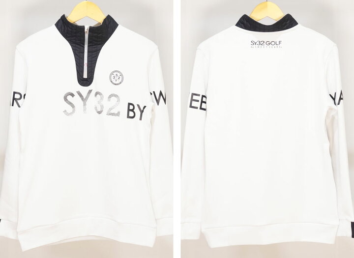 楽天市場】SY32 LOGOプリント KARUISHI WARM ハーフZIPシャツ メンズ 