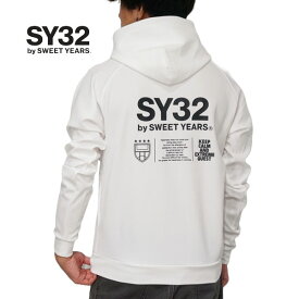 アウトレット!!SY32 マルチロゴ プリント ジップパーカー メンズ 新作2024-2025年モデル スウィートイヤーズ32 14504