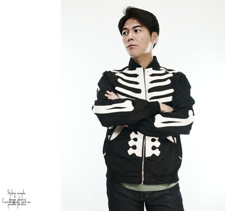 楽天市場】バンソン ボーン刺繍 ナイロンツイルジャケット アウター  