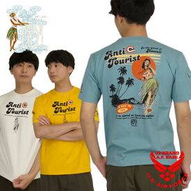 アンチ アロハ風 アンチツーリスト 半袖Tシャツ メンズ 新作2025年モデル ANTI att-165