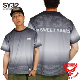 SY32 GRADATION LOGO 半袖Tシャツ メンズ 新作2026年モデル スウィートイヤーズ32 32-26sn1-35