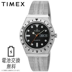 【ラッピング無料】Q TIMEX タイメックス キュー 1979 REISSUE TW2V00100 ダイバースタイル ブラック 黒 時計 復刻モデル 曜日 日付 カレンダー アナログ ステンレス メンズ 男性 ボーイズサイズ ユニセックス 腕時計 アンティーク レトロ