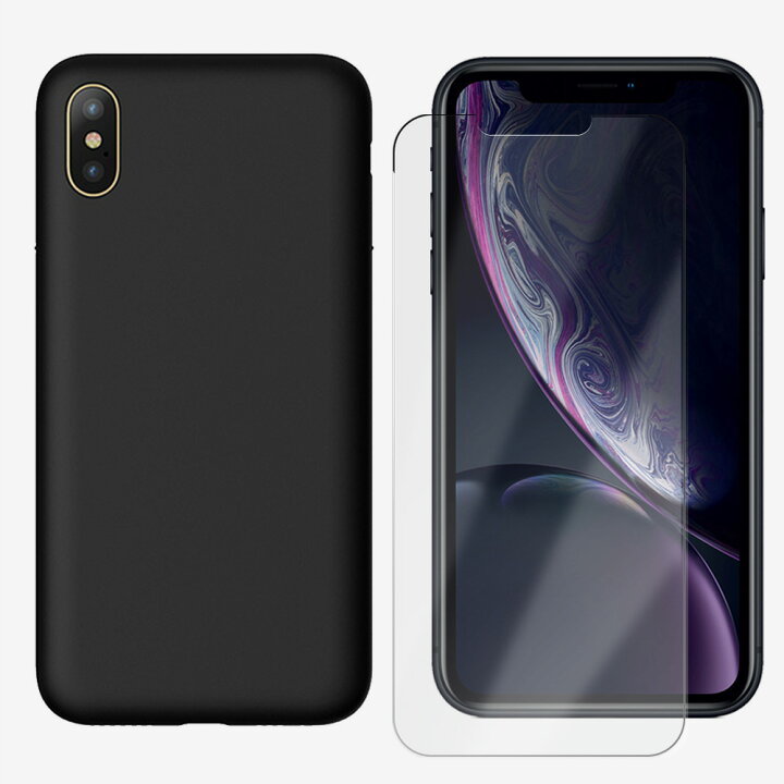 楽天市場】1個 ブラックTPU ケース+1枚ブルーライトカットフィルム 
