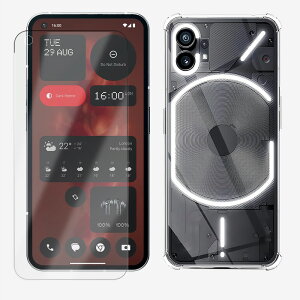 1���Z�b�g�u���[���C�g�J�b�g�K���X�t�B����+1�� �l�� TPU�P�[�X�b Nothing PHONE 1 �l�����G�A�N�b�V�����\�� �Ռ��z�� �����E���菝�h�~/���C�����X�[�d�Ή�/����~�� ���^ �J�o�[ PHONE 1 �J�o�[