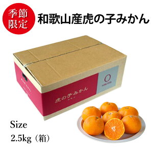 販売配送期間中 | 和歌山県産 虎の子みかん 極上の一品 | 約2.5kg 1箱 | 2.5kg(小粒みかん) 個人出荷産地につき生産量に限りがありますので限定200セット | プレゼント 果物ギフト| 品質管理
