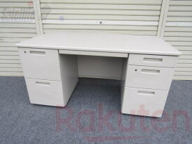 【中古品】コクヨ BS+ 両袖机 幅1400 2段A2・3段C3タイプ オフィス家具