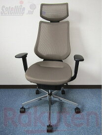 KOKUYO【中古】オフィスチェア ing ヘッドレスト付き 可動肘付き メッシュタイプ ハイバック