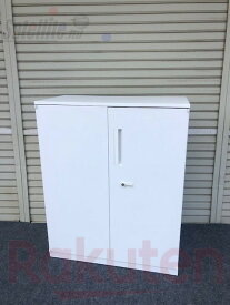 ウチダ Hyper Storage 両開き書庫【中古品】W900×D450×H1115 天板 ベース付 ダイヤル錠