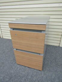 コクヨ GX 3段 キャスター付 ワゴン【中古】サイドキャビネット 鍵1個付 キャビネット