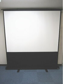 【中古】PLUS フロアタイプスクリーン（パンタグラフ式）100型 プロジェクタースクリーン