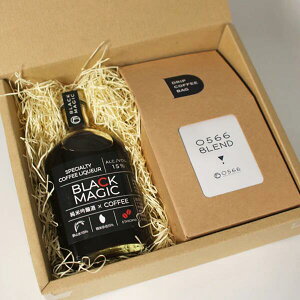 コーヒーリキュール ドリップコーヒー 【BLACK MAGIC +DRIPBAG 0566ブレンド】コーヒー ギフト ギフトセット コールドブリュー オリジナル 珈琲 リキュール 日本酒 純米吟醸 無糖 アルコール お中