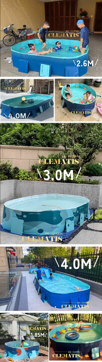 楽天市場】＼楽天30冠達成!!／1年保証☆業界大好評プール 折りたたみ 