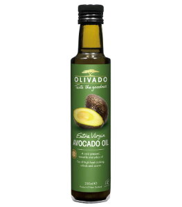 OLIVADOエキストラバージン アボカドオイル(250ml)／コールドプレス 低温圧搾／ニュージーランド産／コレステロール0％／オレイン酸／トランス脂肪酸0％／無添加