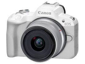 Canon EOS R50 RF-S18-45 IS STM レンズキット [ホワイト]【お取り寄せ（10営業日から2週間半程度）での入荷、発送】