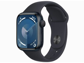 Apple Watch Series9 GPSモデル 41mm MR8W3J/A [ミッドナイトスポーツバンド S/M]【お取り寄せ（1週間から10営業日程度）での入荷、発送】