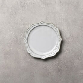 小皿 12cm 【 Fiorire フィオリーレ サークルプレート Sサイズ 】【 シャビーホワイト 】 アンティーク風 洋皿 まめ皿 豆皿 丸皿 プチデザート皿 おやつ皿 しょうゆ皿 カヌレ皿 もらって嬉しいプレゼント カフェ食器 白いお皿 白い器 写真映え 食洗機対応 電子レンジ対応