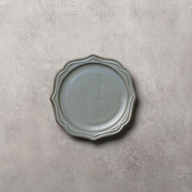 小皿 12cm 【 Fiorire フィオリーレ サークルプレート 12cm 】【 シャビーブルー 】 アンティーク風 洋皿 まめ皿 豆皿 丸皿 おやつ皿 プチデザート皿 カヌレ皿 しょうゆ皿 もらって嬉しいプレゼント 使いやすい器 カフェ食器 写真映え 食洗機対応 電子レンジ対応