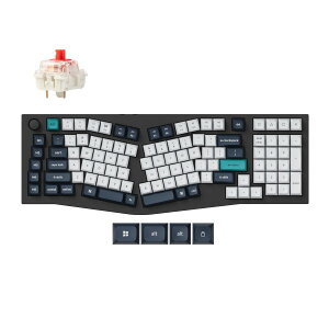 Keychron Q13 Max (Alice���C�A�E�g) QMK���C�����X �J�X�^���E���J�j�J���L�[�{�[�h �J�[�{���u���b�N �Ԏ� US�z��