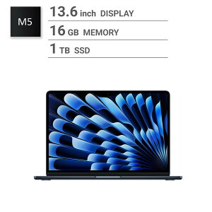 Apple/MacBook Air 13�C���`/10�R�ACPU/ 10�R�AGPU/M5�`�b�v /16GB/1TB SSD-�~�b�h�i�C�g