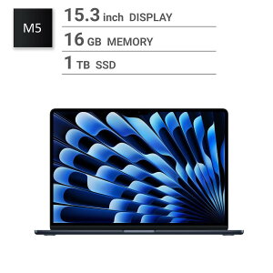 Apple/MacBook Air 15�C���`/10�R�ACPU/ 10�R�AGPU/M5�`�b�v /16GB/1TB SSD-�~�b�h�i�C�g