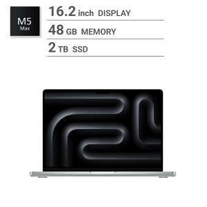 Apple/MacBook Pro 16�C���`/18�R�ACPU/ 40�R�AGPU/M5 Max�`�b�v /48GB/2TB SSD-�V���o�[