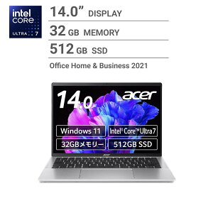 ACER �m�[�gPC / 14.0�C���` / Swift Go / Core Ultra7 155H / ������ 32GB / SSD 512GB / SFG14-72-H73Y/F