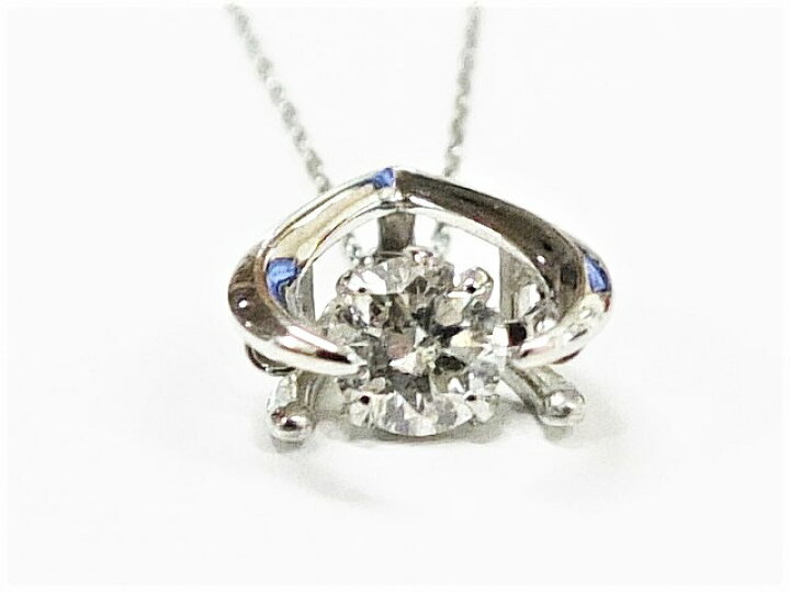 楽天市場】ネックレス Pt900 Pt850 ダイヤモンド ダンシングストーン  